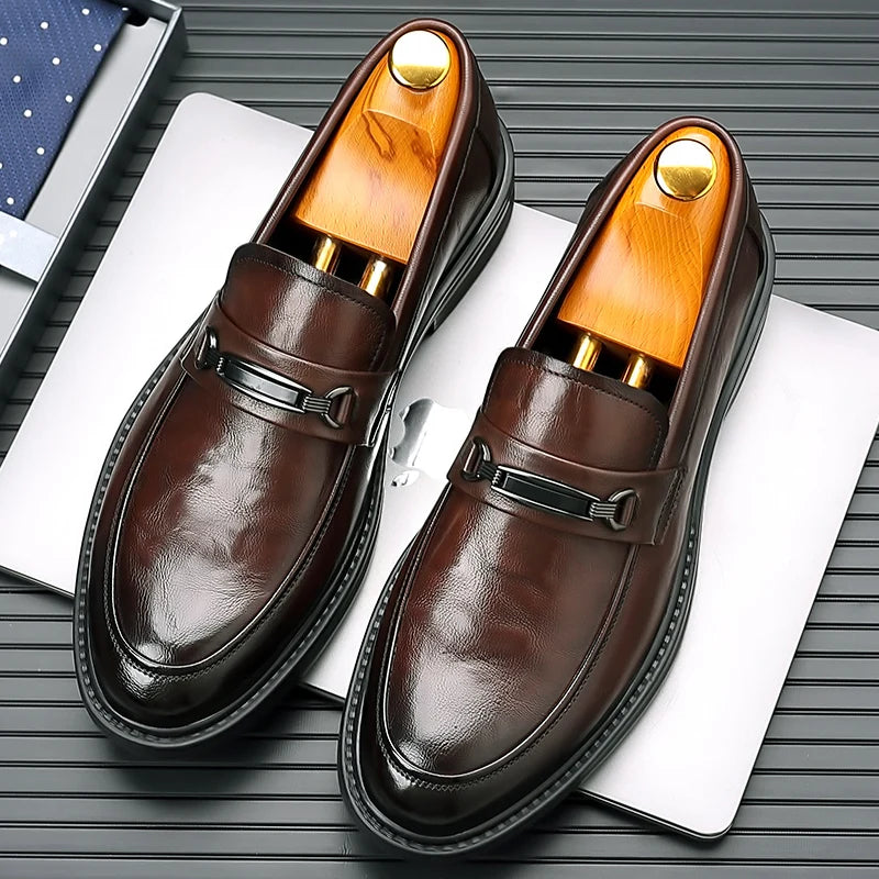 Giacomo Ferretti Orthopedic Leather Classic Bit Loafers