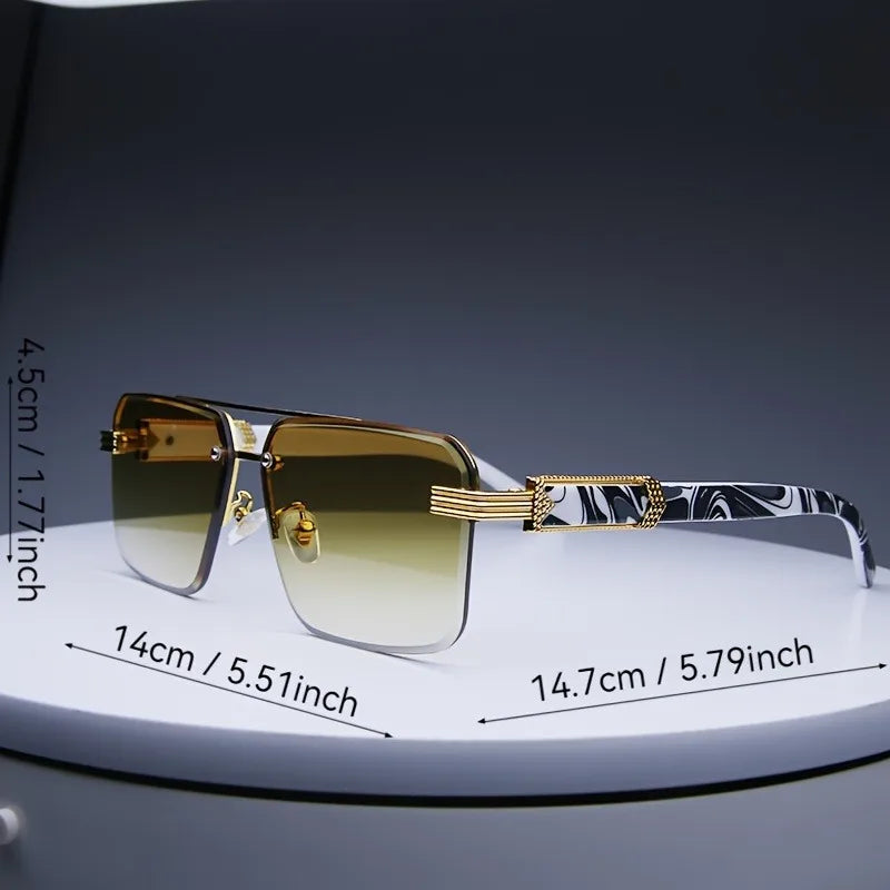 Aldo Montanari Rimless Sunglasses