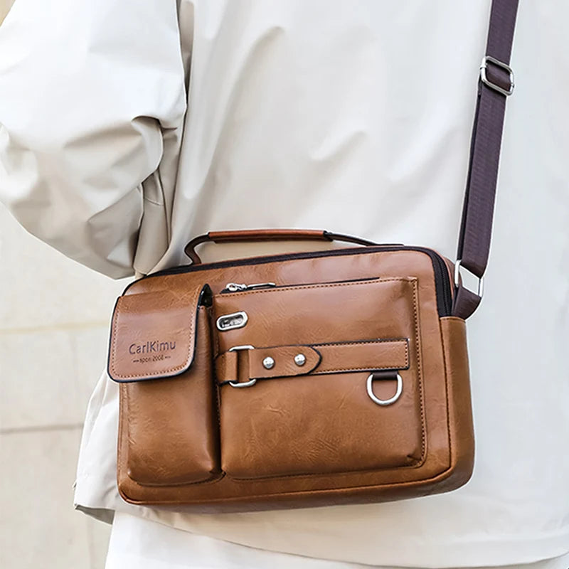Men's Retro Briefcase Bag Laptop
