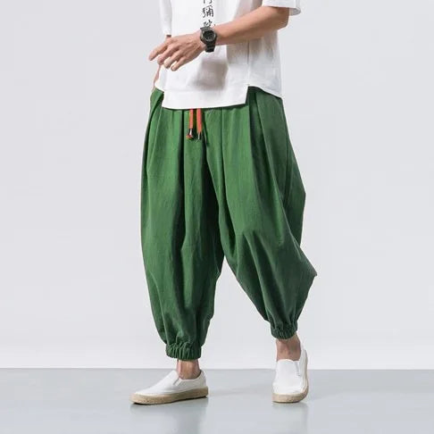 Nico Laurent Men’s Oversized Harem Jogger Pants