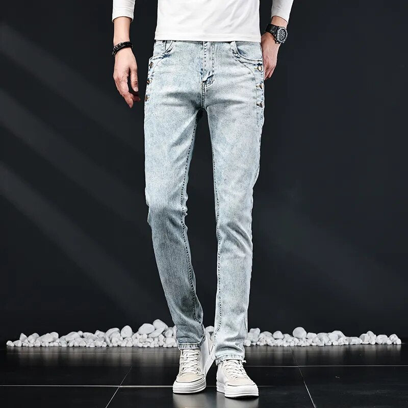 Vincero Men's Slim Fit Denim Jeans
