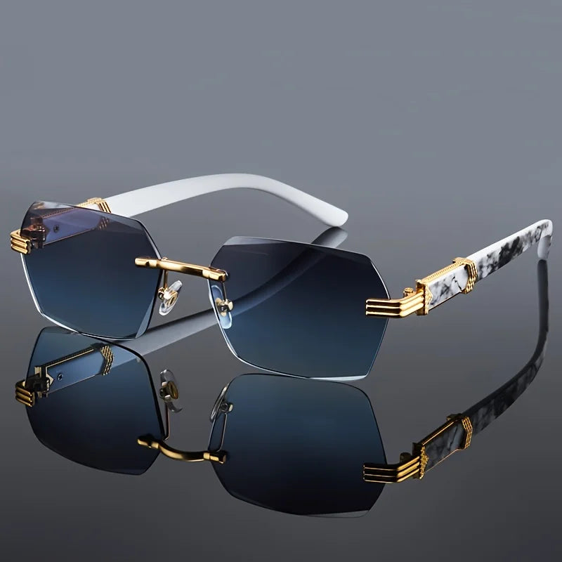 Aldo Montanari Rimless Sunglasses