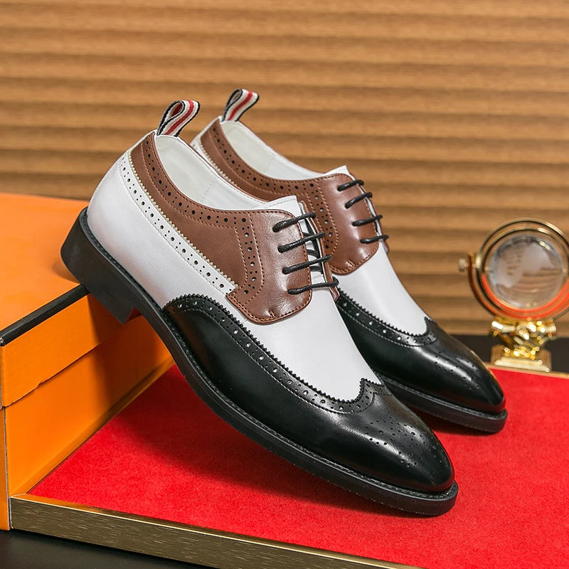 Dimitri Vernet Leather Brogue Shoes