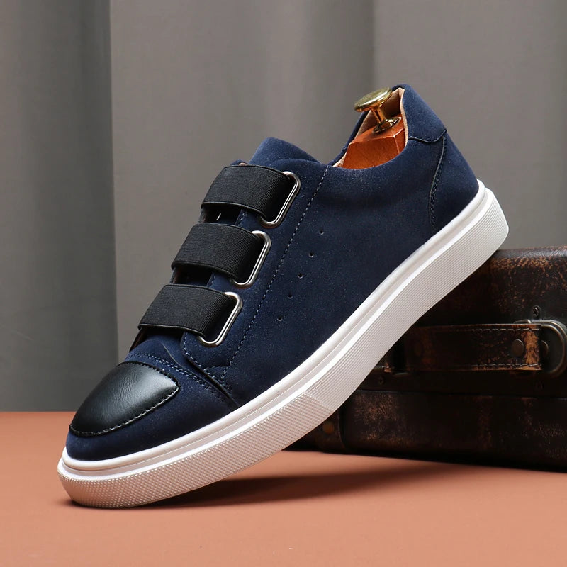 Sergio Amato Slip-on Suede Sneakers