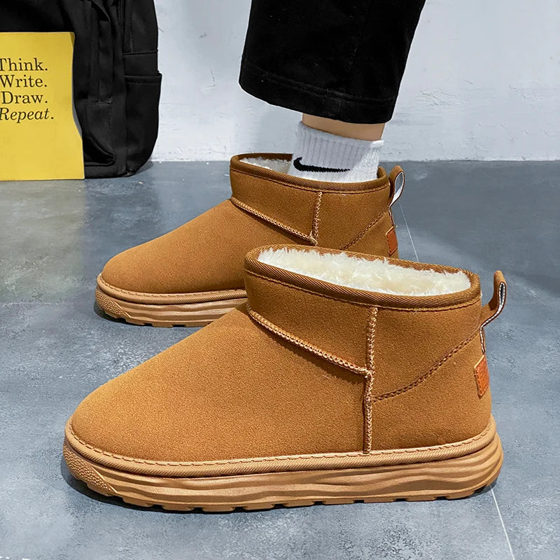 Florent Galvani Warm Suede Leather Ankle Boots