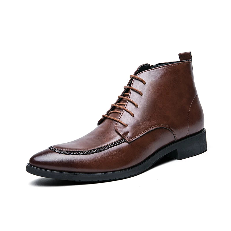 Flavio Martini Leather Ankle Boots