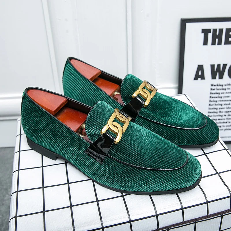 Étienne Leclerc Leather Vavlet Loafers