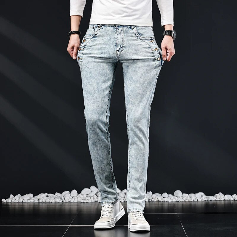 Vincero Men's Slim Fit Denim Jeans