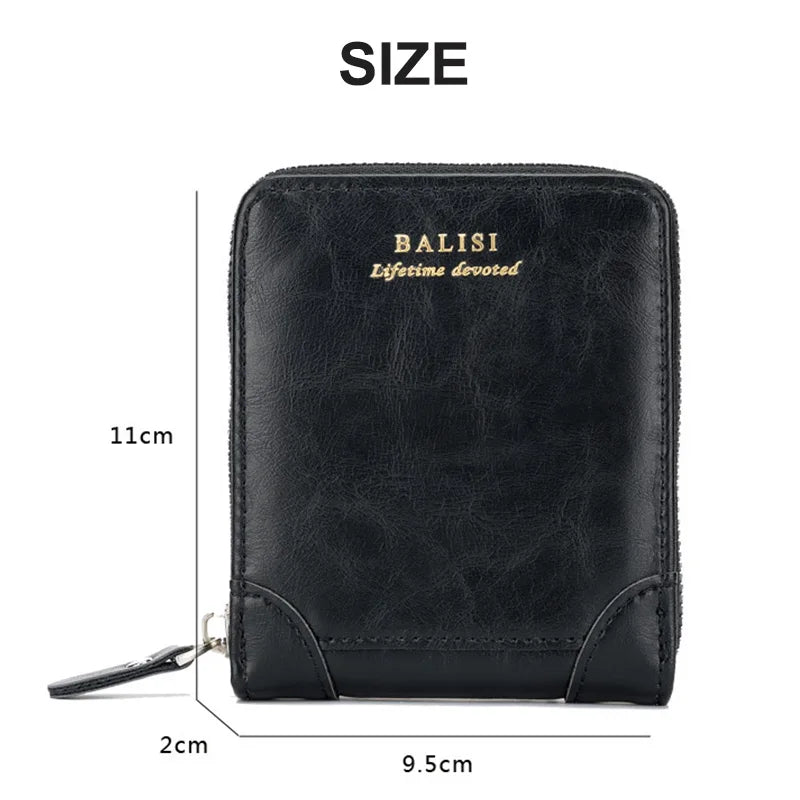 Vinthentic Vintage Leather Zip Wallet