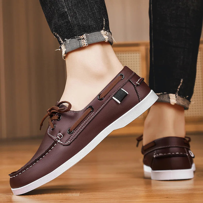 Jules Marchesani Leather Moccasins – Casual Slip-On Loafers