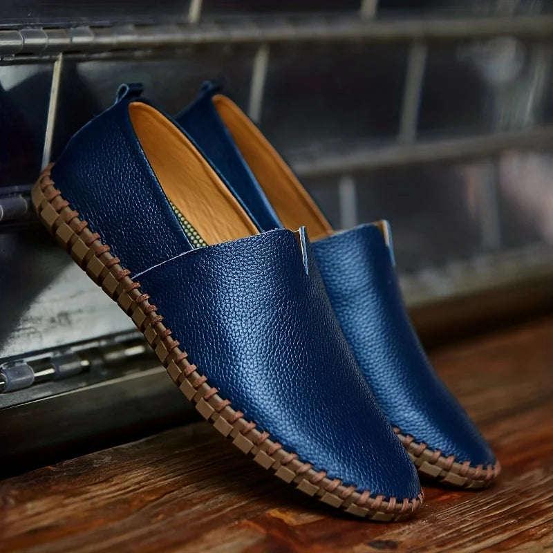 Francesco Baratta Genuine Leather Summer Loafers