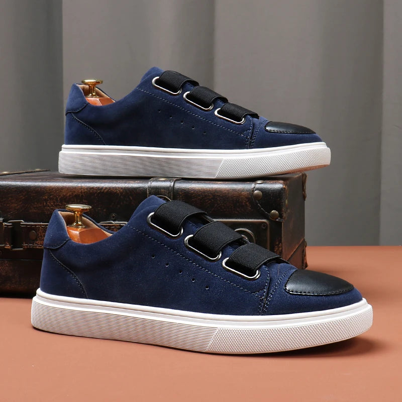 Sergio Amato Slip-on Suede Sneakers