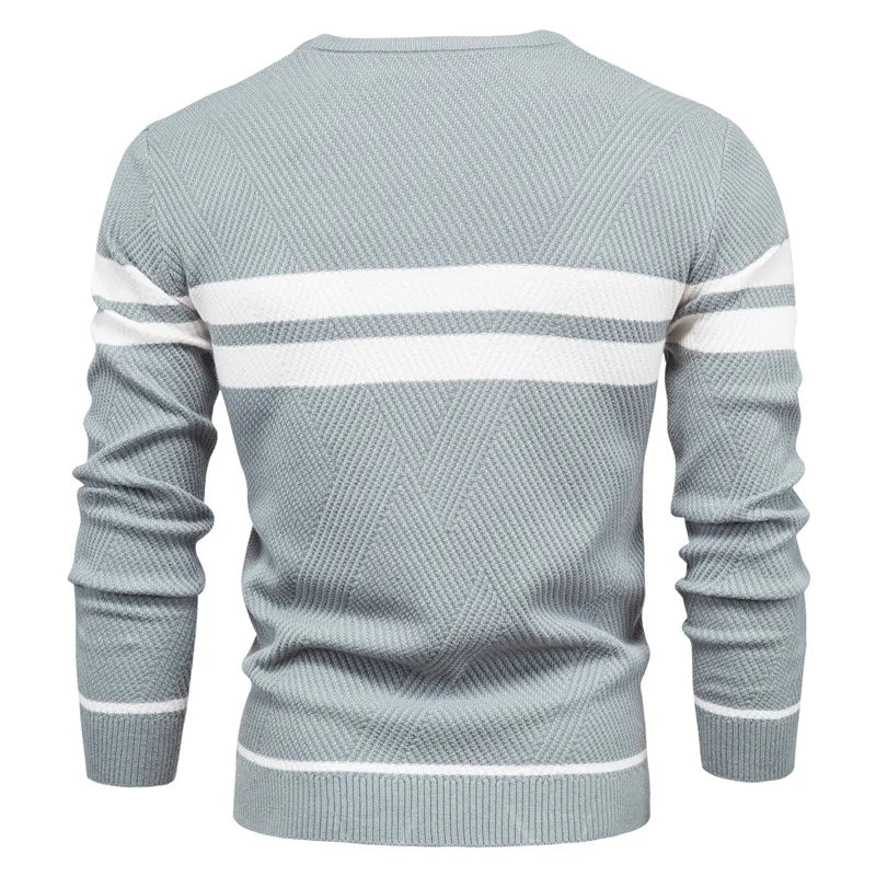 Paul Savin Men’s Slim Fit Crew Neck Knit Sweater