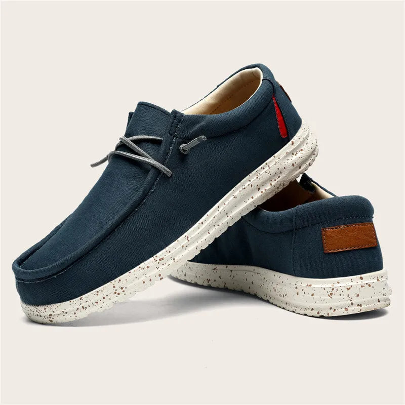 Lelio Castagnoli Men's Casual Canvas Loafers