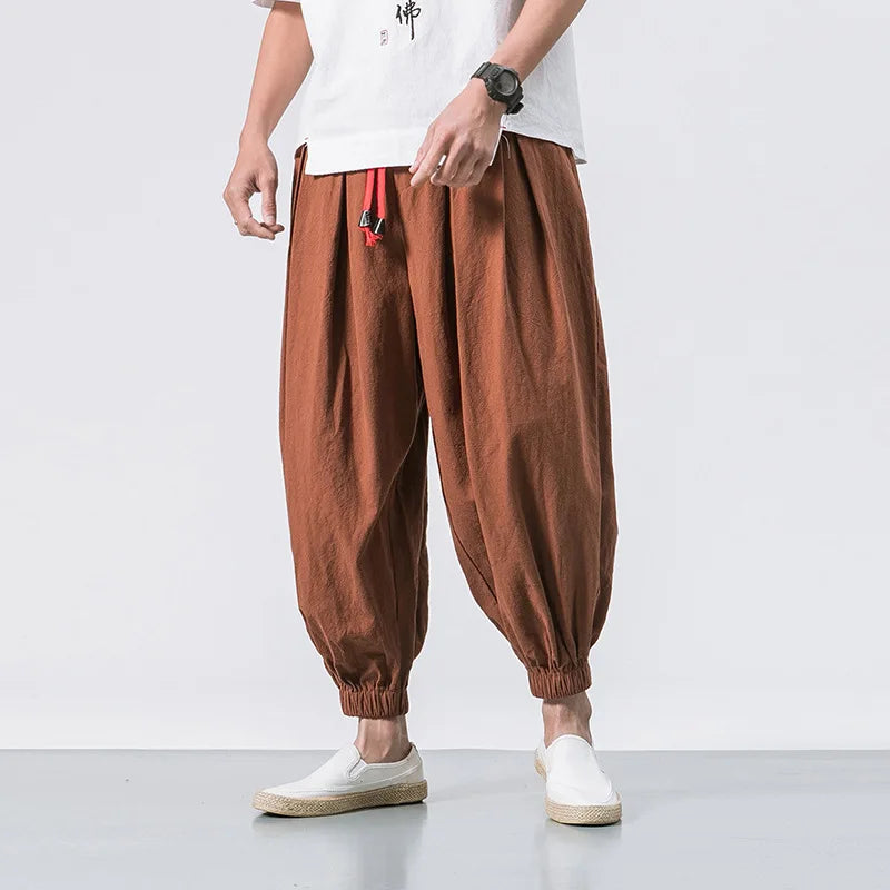 Nico Laurent Men’s Oversized Harem Jogger Pants