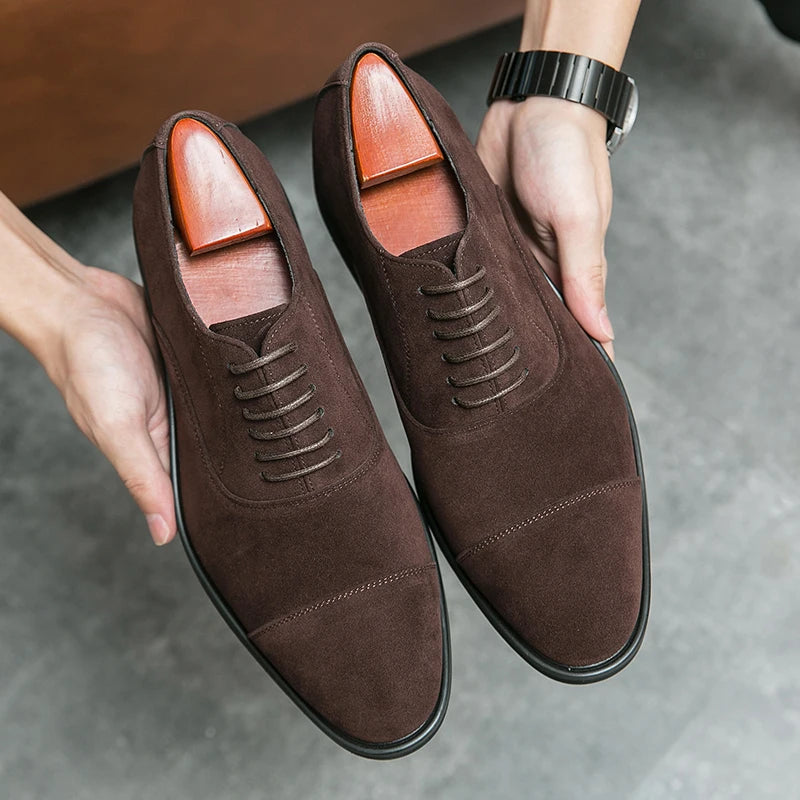 Claude Belleau Seude Derby Shoes