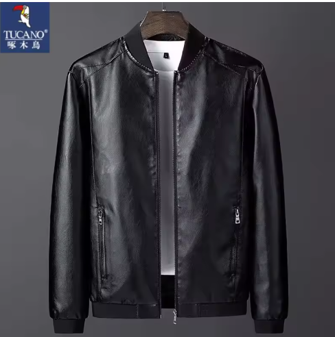 Casual Business Leather Coat