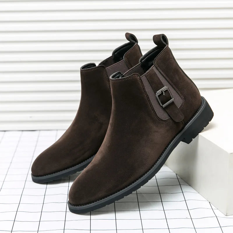 Sandro Giuliani Suede Ankle Boots