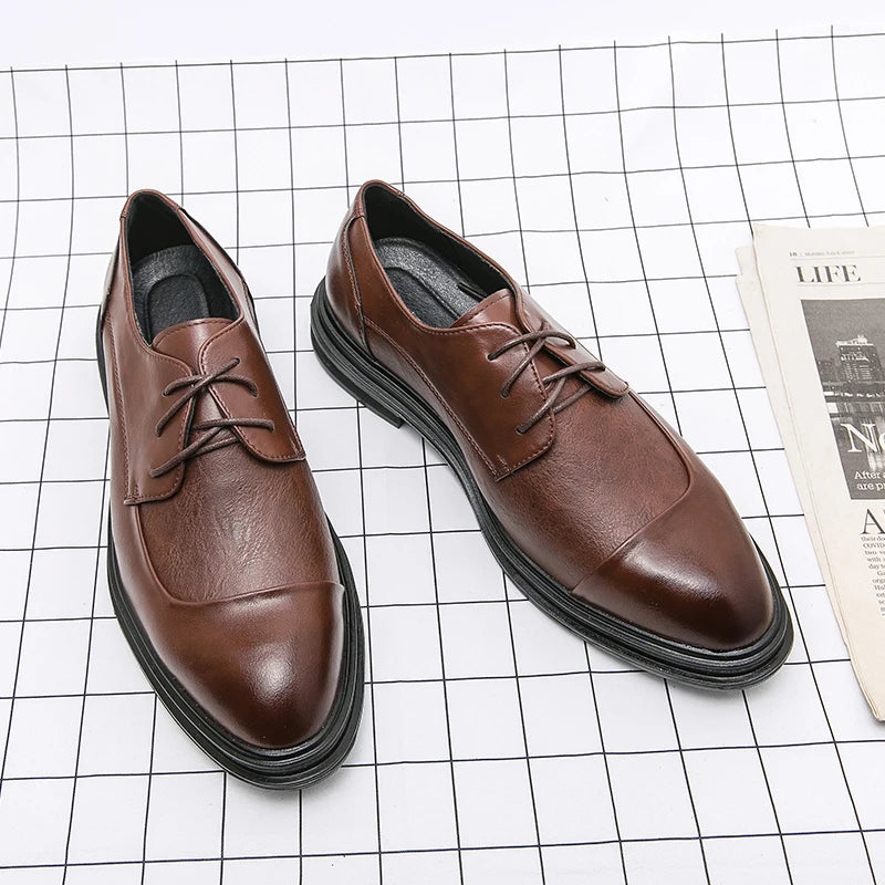 Ettore Rossi Leather Brogue Derbys