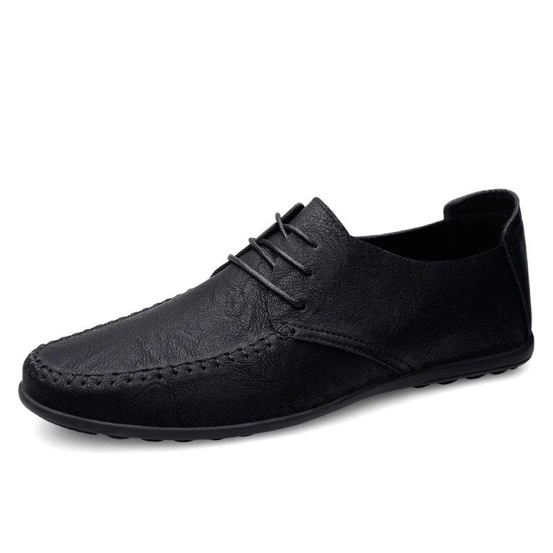 Sandro Pellegrini Men’s Casual Leather Lace-Up Shoes