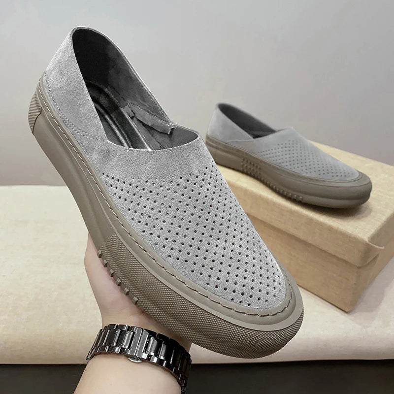 Rinaldo Vassallo Slip-On Leather Loafers