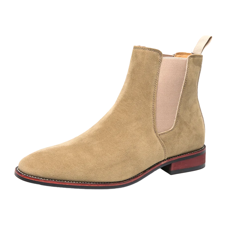 Antoine Rivière Leather Suede Chelsea Boots