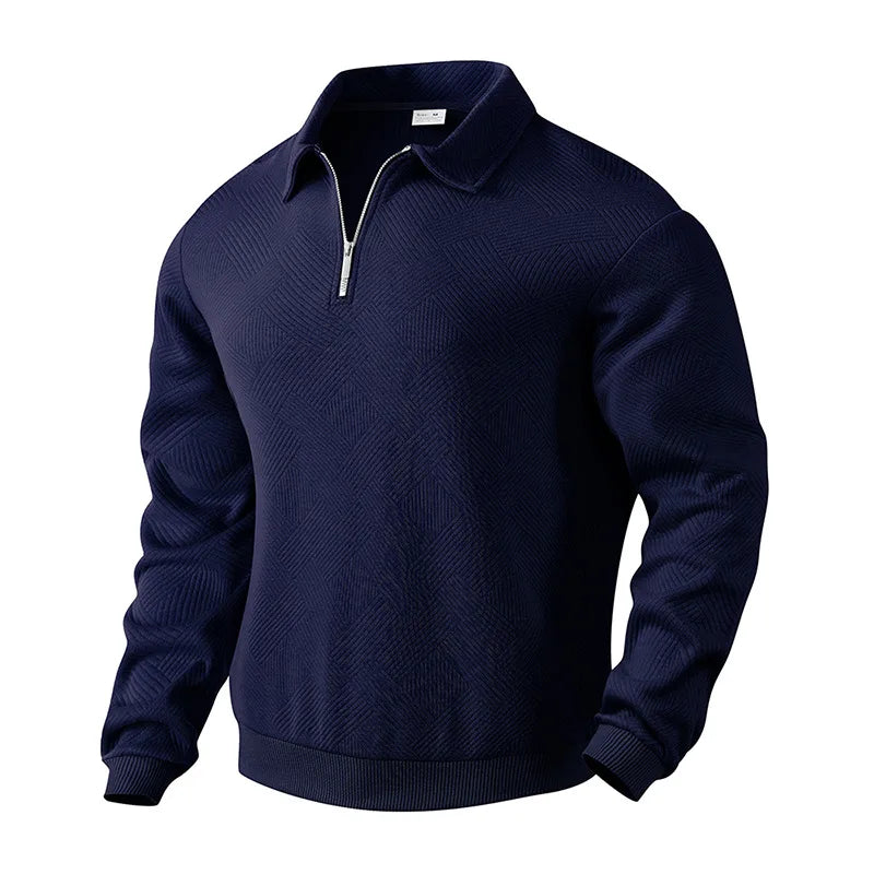 Max Vero Long Sleeve Zip Polo Shirt