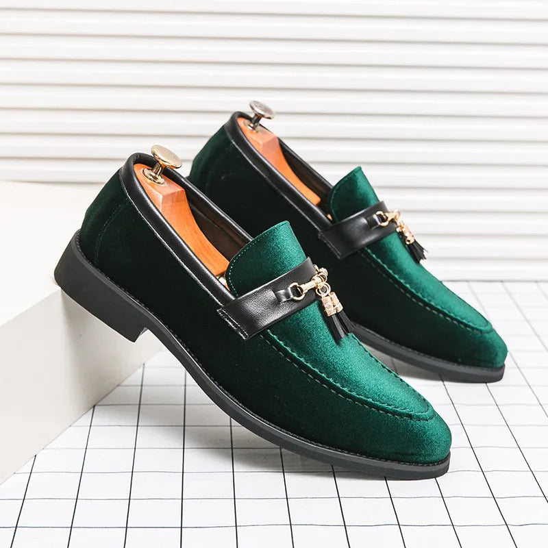 Enzo Silvestri Slip-On Leather Loafers