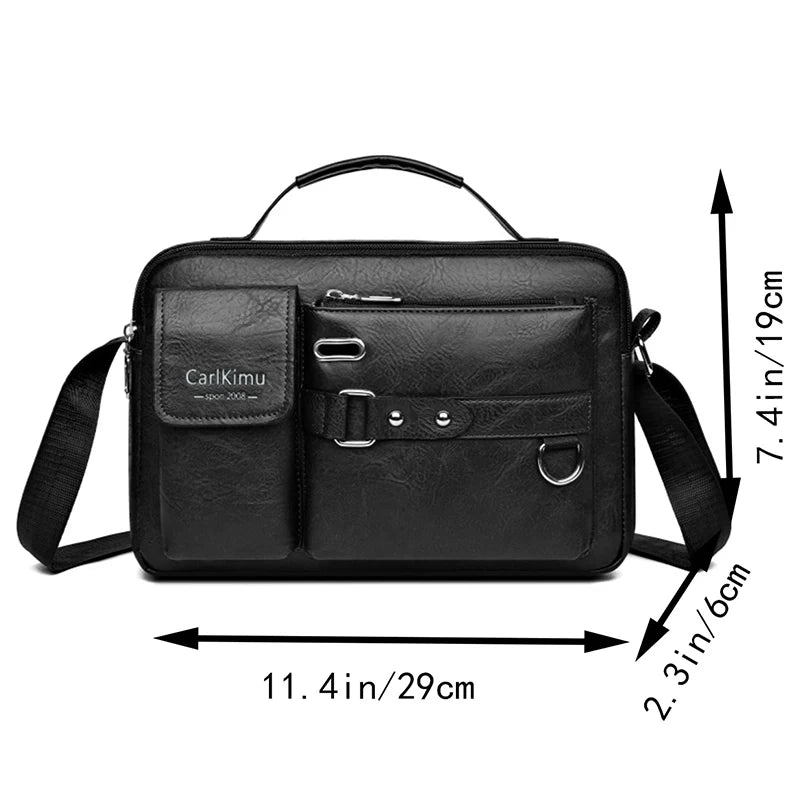 Men's Retro Briefcase Bag Laptop