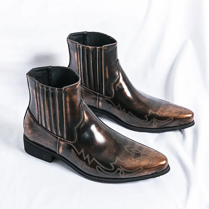 Massimo Trentini Chelsea Leather Boots