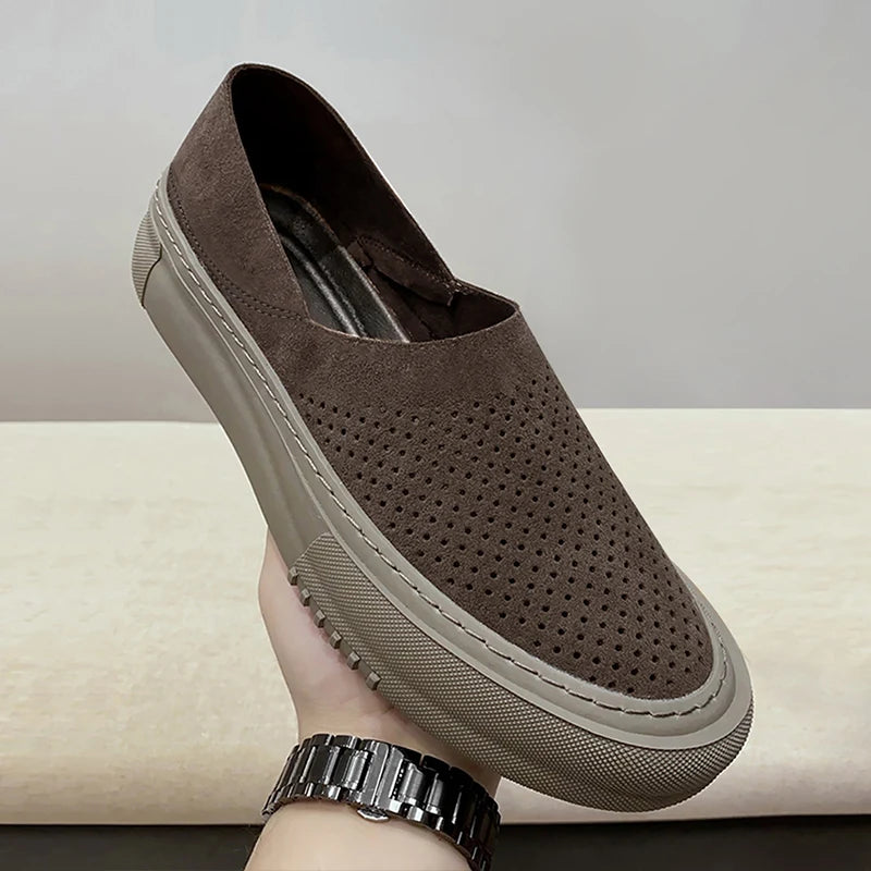 Rinaldo Vassallo Slip-On Leather Loafers