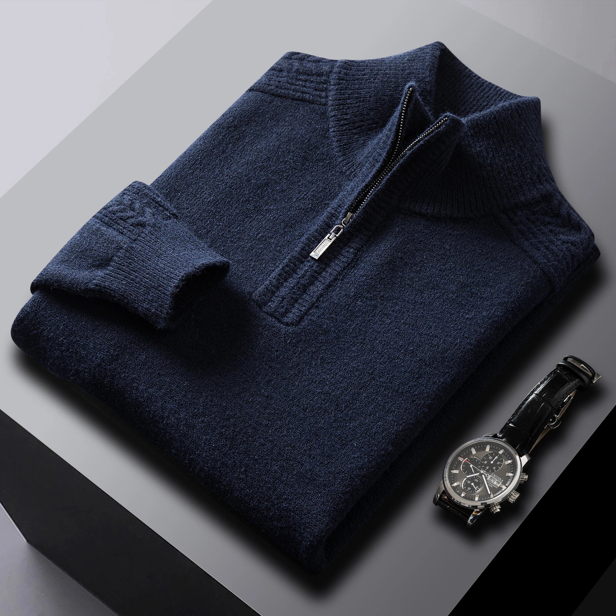 Filippo Lippi Cashmere Zipper-collar Sweater