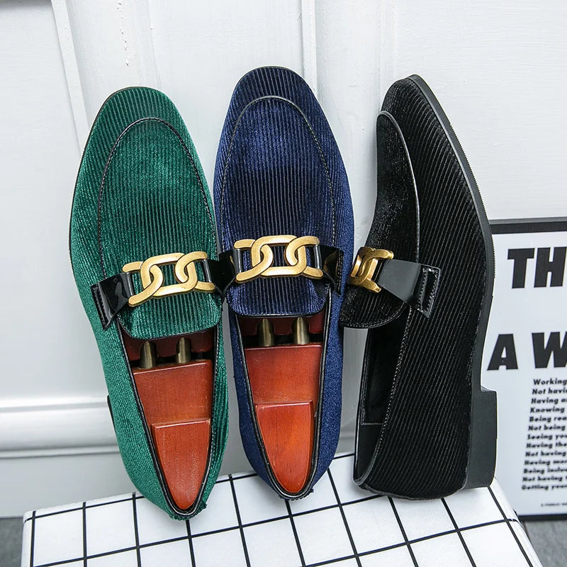 Étienne Leclerc Leather Vavlet Loafers