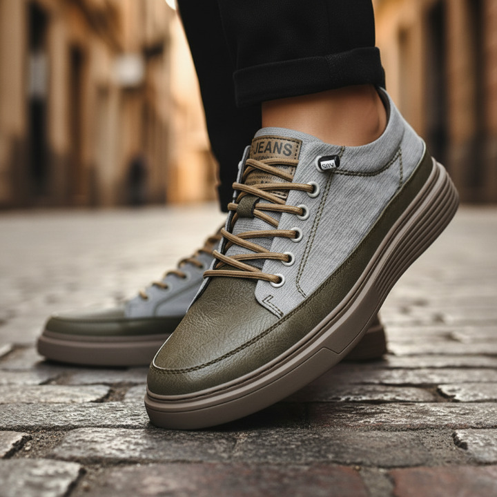 Men's classic sneakers with a durable sole and lace-up closure
