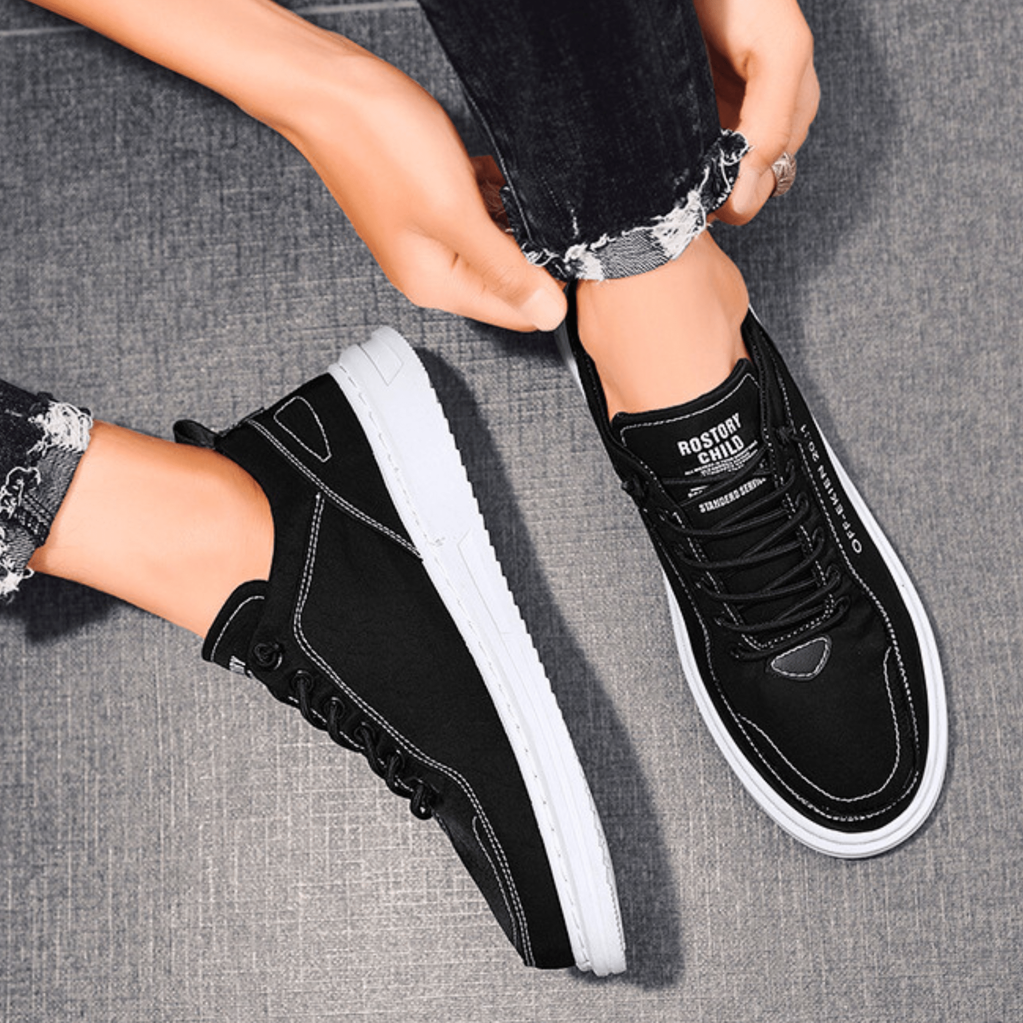 Pair of everyday loafers styled for a smart casual look