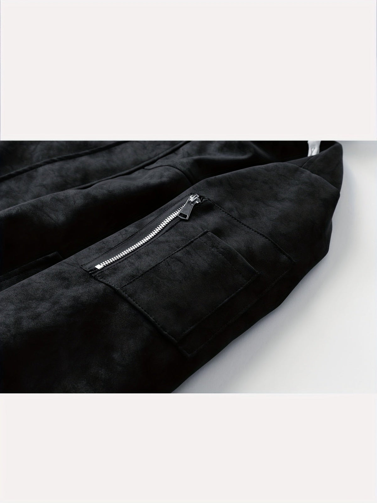 Men's zip jacket with an adjustable hood