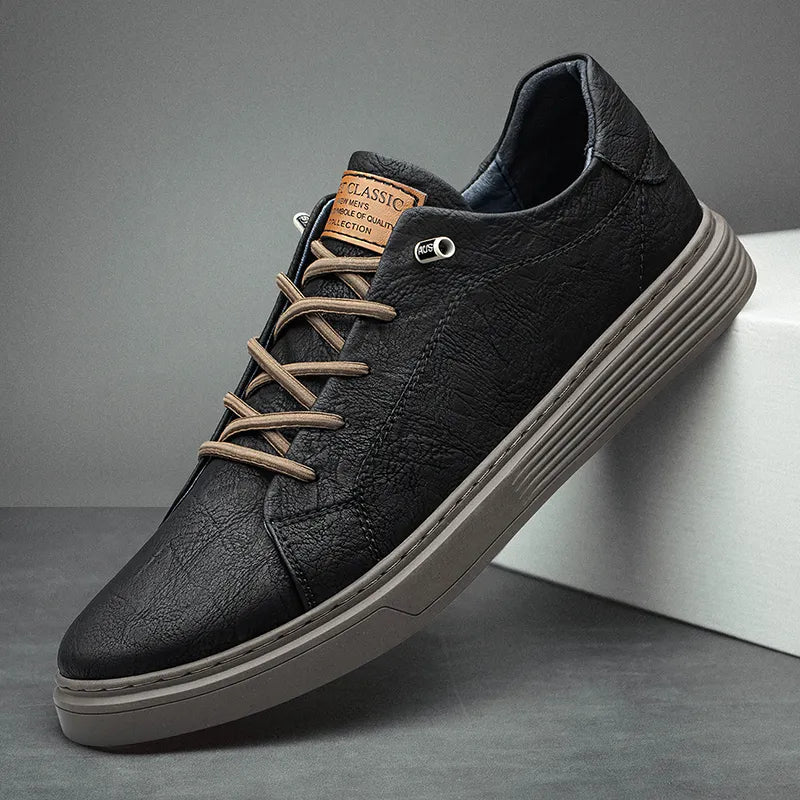 Men's Genuine Leather Sneakers