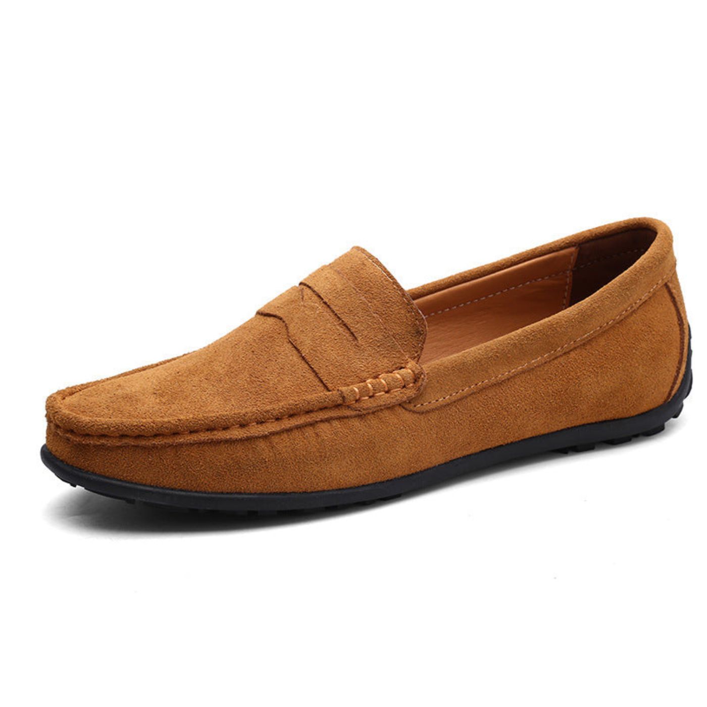 Men's Leather Slip-On Loafers