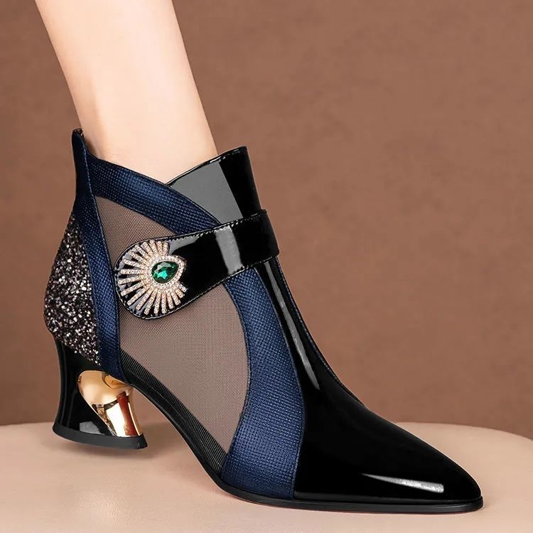 Vinthentic Cleopatra Leather Heels