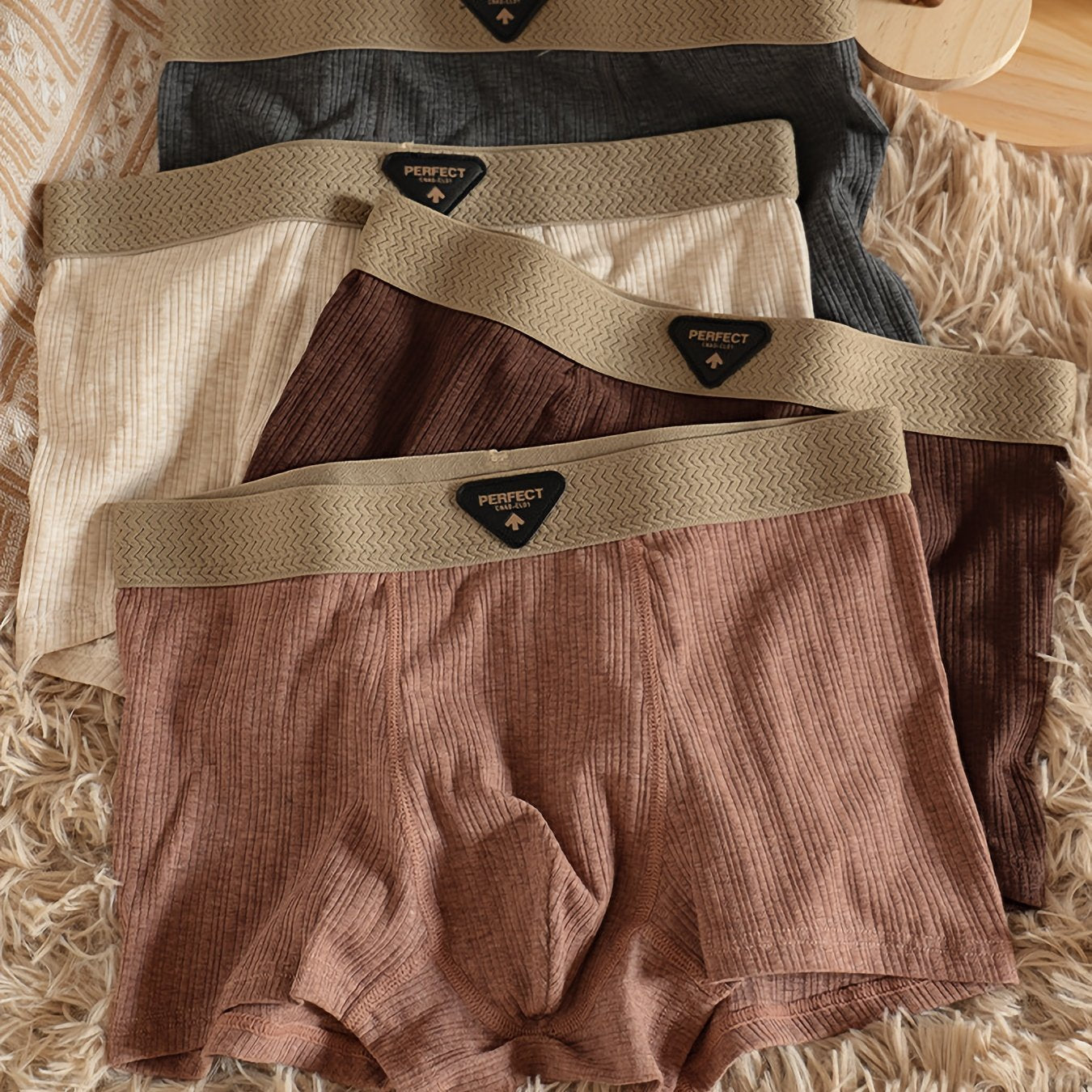Ettore Basile Breathable Cotton Boxer Briefs (4-Pack)
