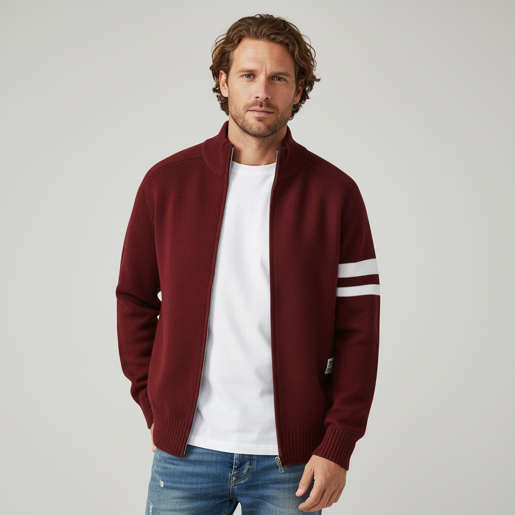 Knit Zip Sweater
