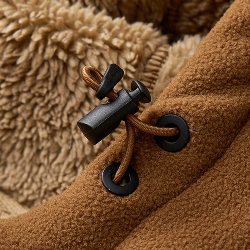 Men's casual hooded jacket displayed as everyday outerwear