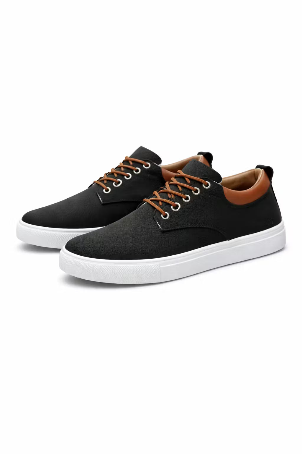 Rear view of men's low top sneakers