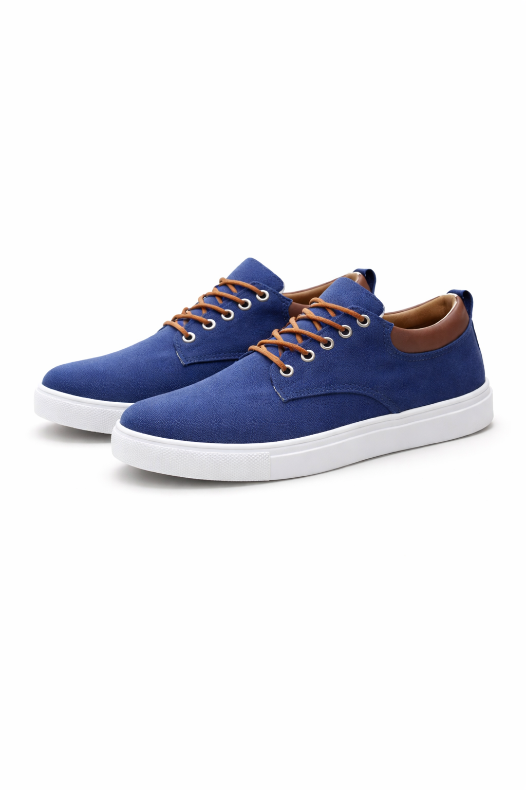 Top view of men's lace up sneakers