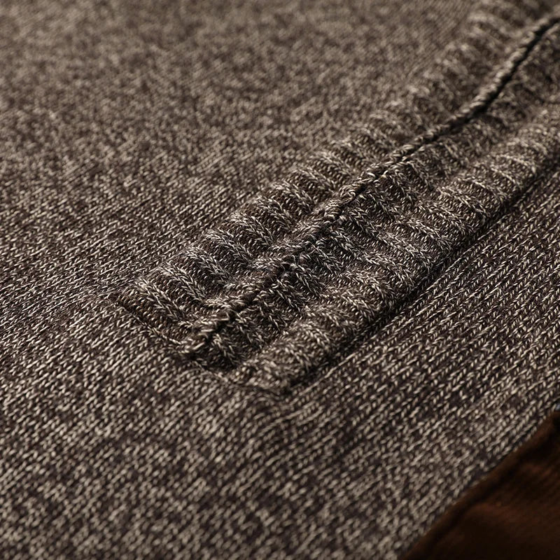 Soft ribbed cardigan paired with casual wardrobe basics