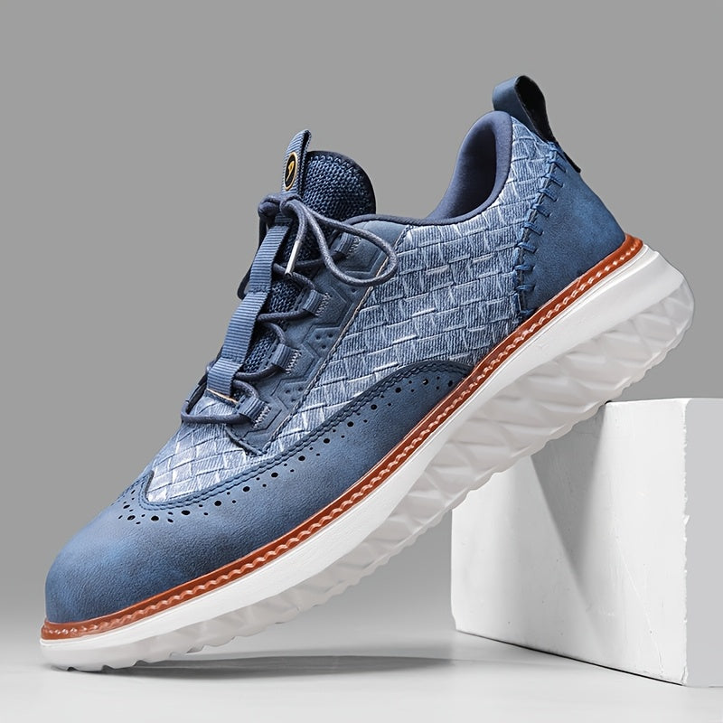 Breathable casual sneakers with a cushioned outsole shown from the side