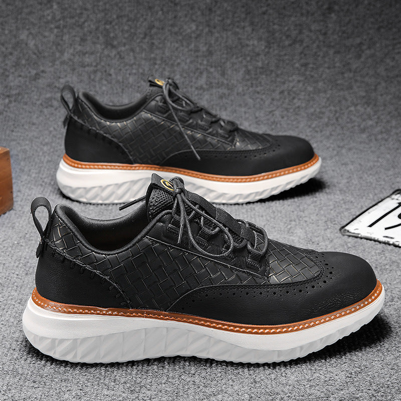 Close-up of the cushioned outsole on a breathable casual sneaker
