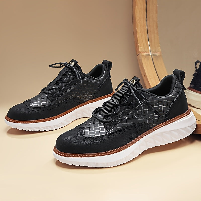 Top view of breathable casual sneakers with a clean everyday style
