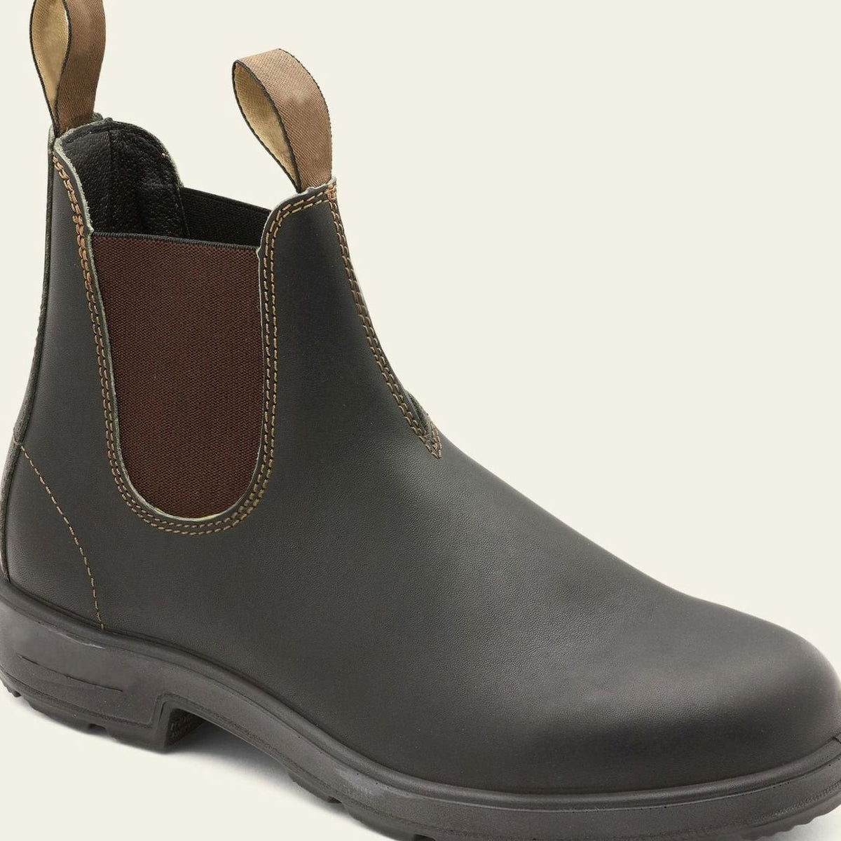 Men's Leather Chelsea Pull Tab Boots