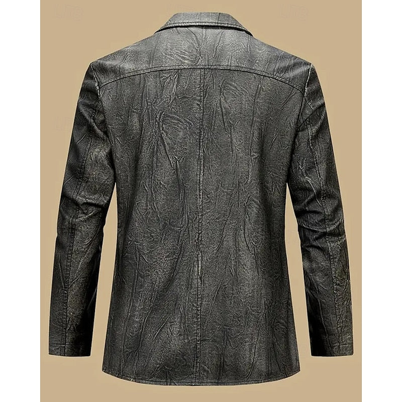 Classic lapel blazer styled as a versatile layer for work and everyday outfits